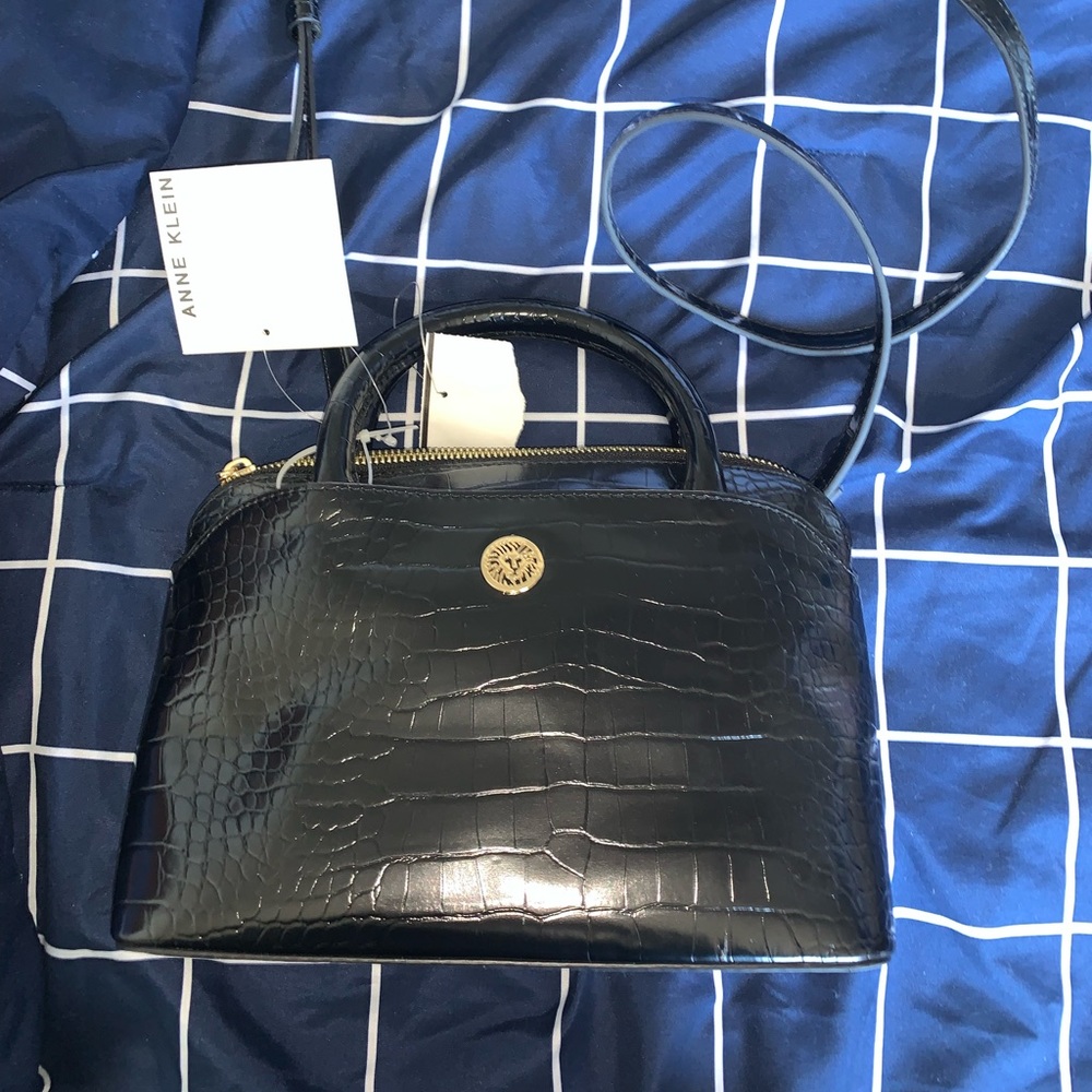 Black Anne Klein purse new